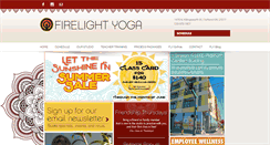 Desktop Screenshot of firelightyogapdx.com